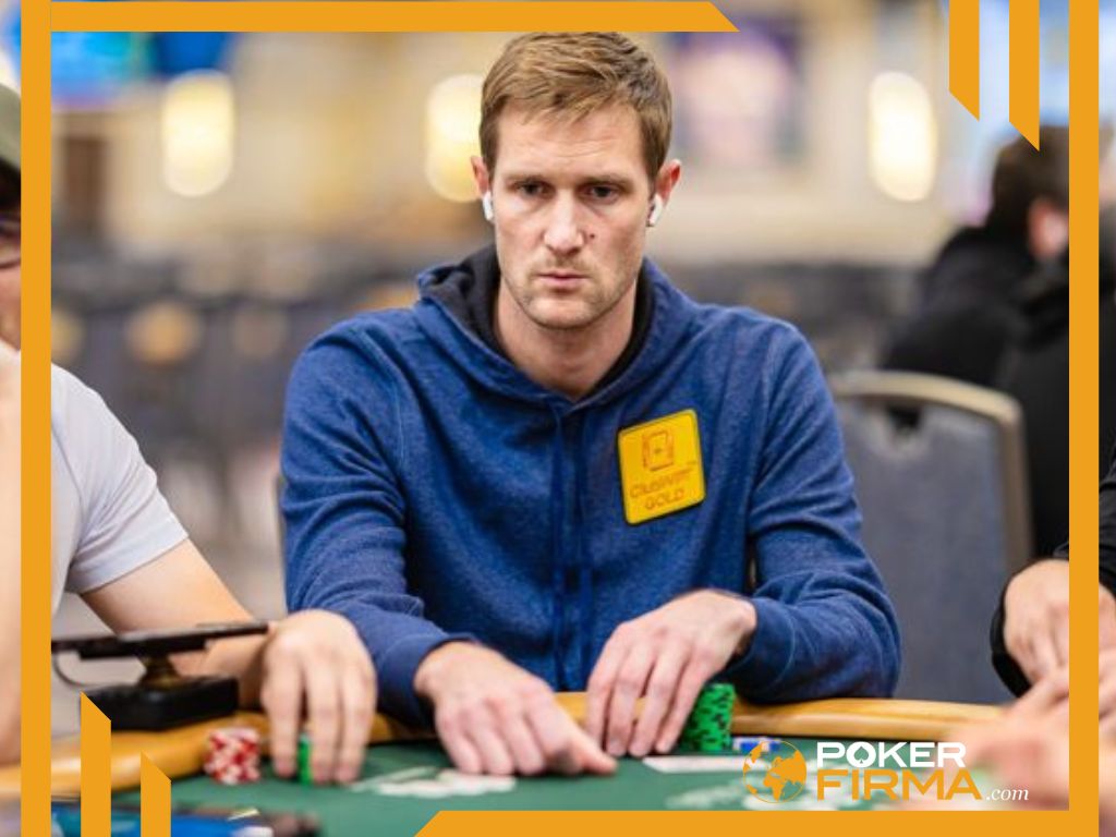 Brad Owen am Pokertisch.