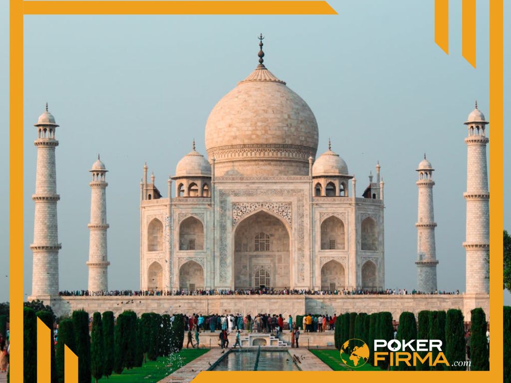 Taj Mahal in Indien.