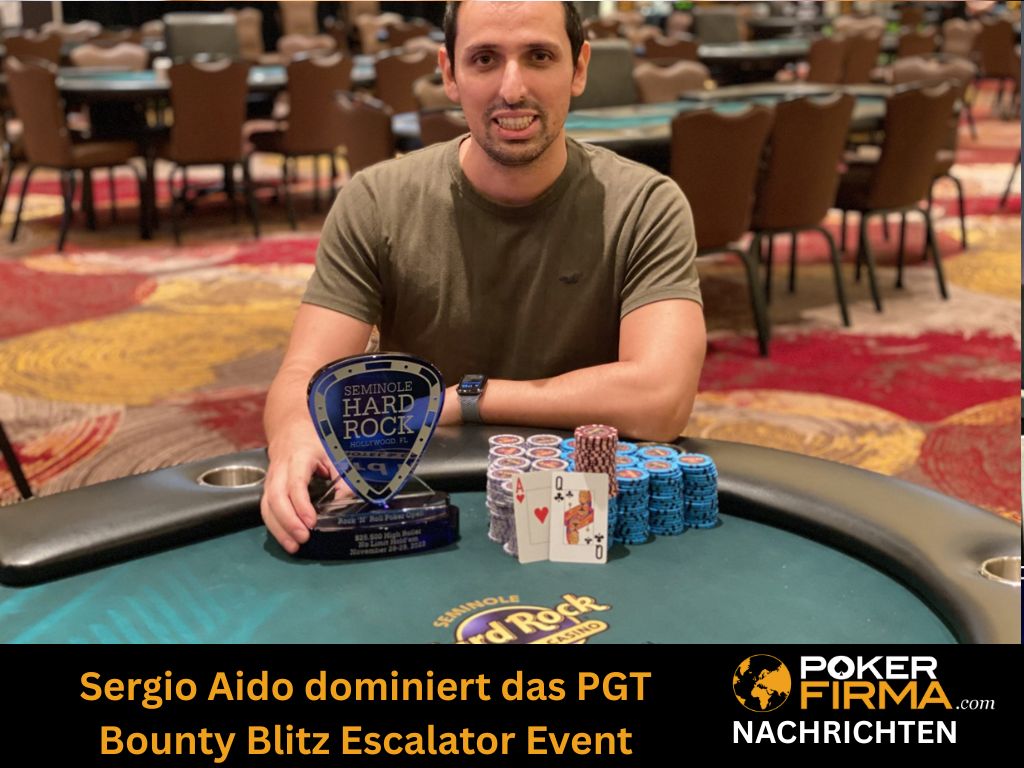 Sergio Aido dominiert das PGT Bounty Blitz Escalator Event