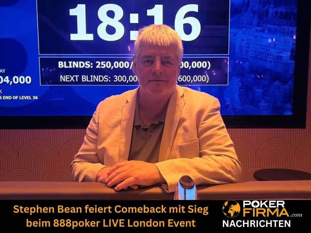 Stephen Bean feiert Comeback mit Sieg beim 888poker LIVE London Event