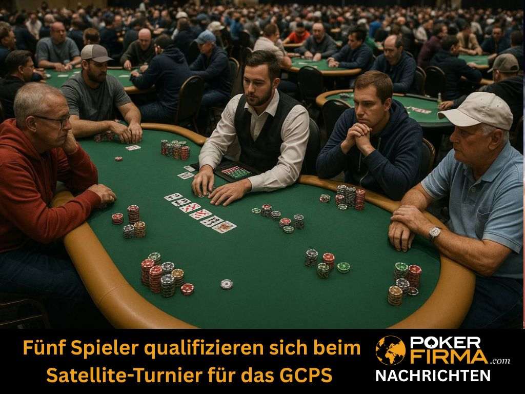 Fünf Spieler qualifizieren sich beim Satellite-Turnier für das GCPS