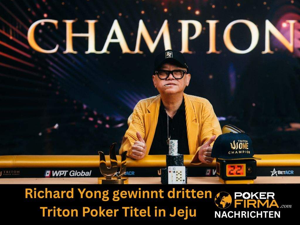 Richard Yong gewinnt dritten Triton Poker Titel beim Short Deck Event in Jeju