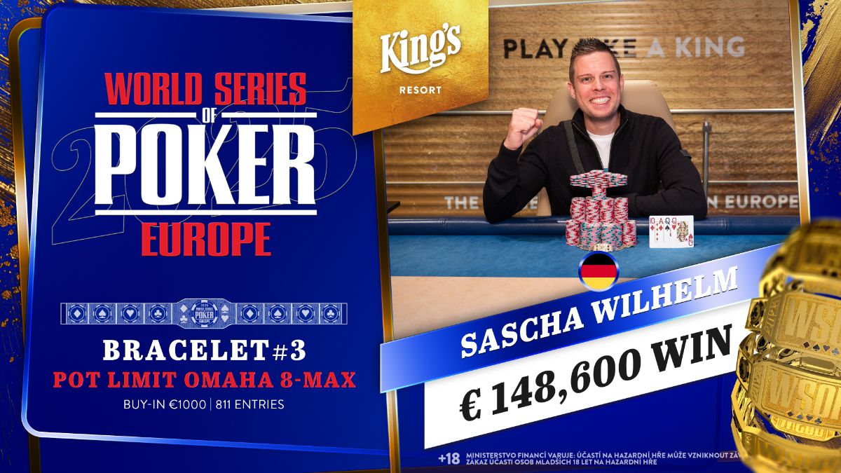 Wilhelm gewinnt Event #3 1000€ WSOPE Pot Limit Omaha 8-max - Final Day