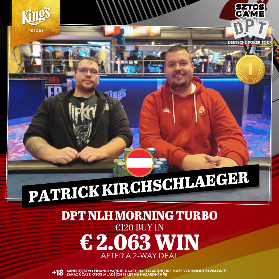 Kichschlaeger gewinnt DPT NLH Morning Turbo