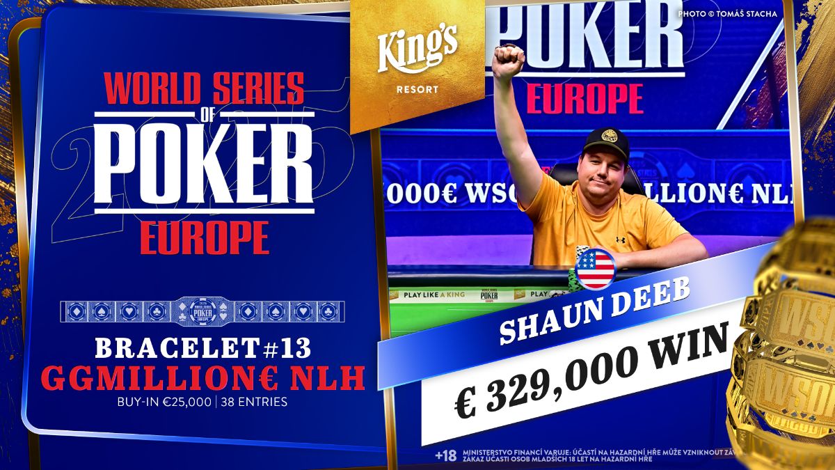 Deeb gewinnt 25.000 € WSOPE GGMillion€ NLH – Final Day