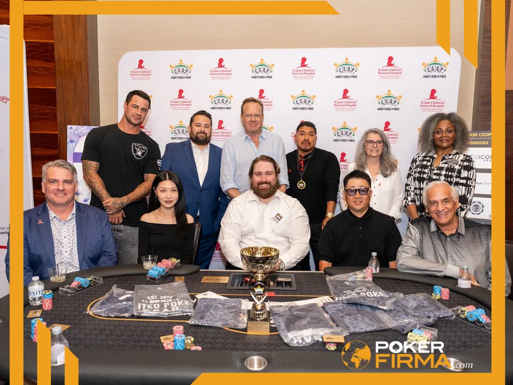 Die Teilnehmer des Final Tables bei der CSOP.