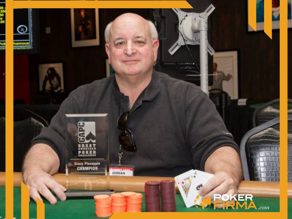 Jordan Fishman bei einem Pokerturnier.
