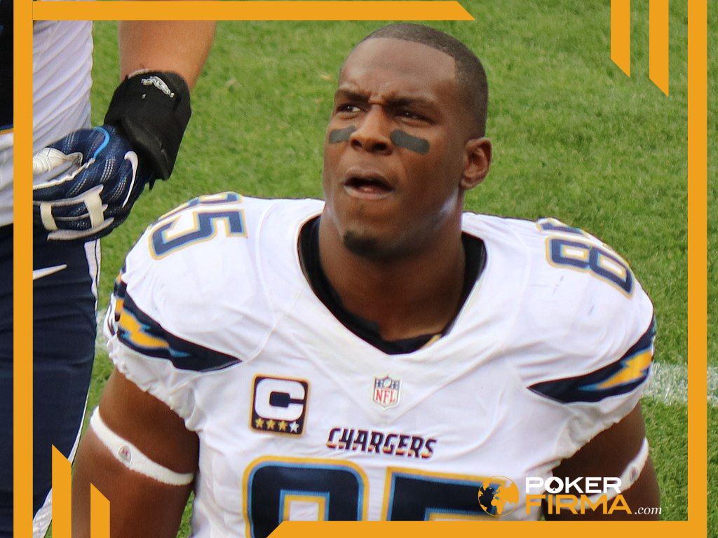 Antonio Gates auf dem Football-Platz