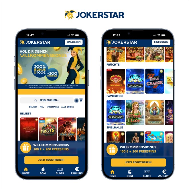 Jokerstar Casino mit 5 Euro Einzahlung Jokerstar Casino mit 5 Euro Einzahlung