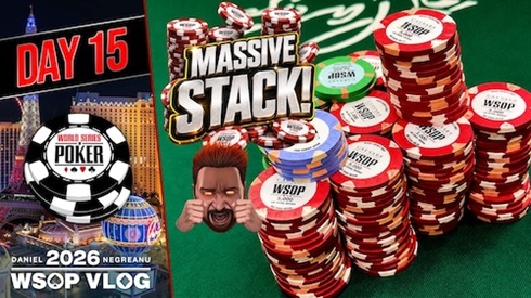 Daniel Negreanu – Tag 15: CRAZY ACTION While Building a Massive Stack!