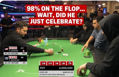 Brutaler Bad Beat: Stellt euch vor, ihr spielt ein $25k-Event und bustet SO!