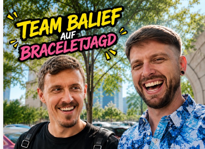 Max Kruse & Jenzoou: Team Balief auf Braceletjagd