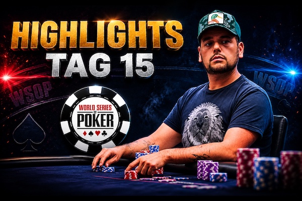 WSOP Tag 15: Jonas Lauck mit starkem Run; Bryce Yockey holt Bracelet