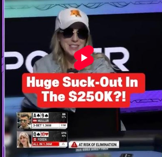 Samuel Mullur vs Kristen Foxen: Böser Bad Beat im $250k Super High Roller (Video)