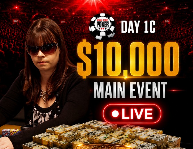 WSOP LIVESTREAM: Tag 1C vom $10.000 NLH Main Event (#82) – ab 2.00 Uhr auf YouTube!