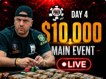 JETZT LIVE! Der WSOP-Stream vom $10.000 NLH Main Event! (Day 4)