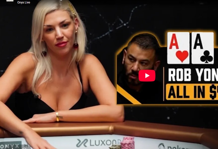 Onyx High Stakes Cash Game: SIE übernimmt den Stack von Rob Yong und landet direkt im All-IN